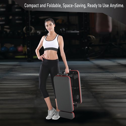EASY BIG Adjustable Weight Bench, Foldable, Incline/Decline/Flat, Full Body Workout, Extended Head Design, 660 lbs/300 kgs Capacity