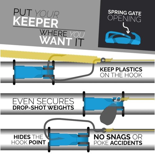 FinMan Gold Multitool & Stow Bundle for Freshwater Fishing | Line Cutter & Hook Keeper | Prevent Tangles, Keep Hooks Secure