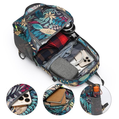 CHAOHUO Lightweight Hiking Camping Beach Sports Backpack Lightweight Day Bag Small Travel Outdoor Foldable Backpack (Blue)