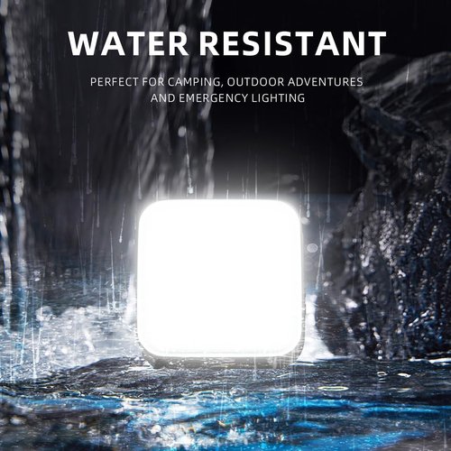 WARSUN Rechargeable Camping Lantern 1000 Lumens, 6000mAh Portable LED Light with Solar Charging, 4 Color Temperatures, 3 Brightness Levels, Hanging Flashlight for Outdoor Use