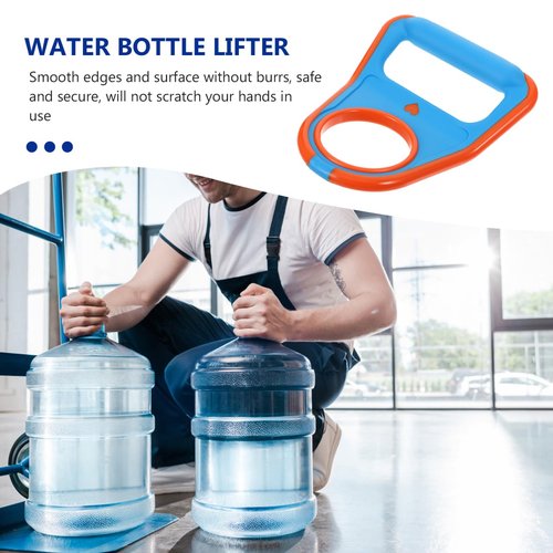 DECHOUS 5 Gallon Water Bottle Handle: 2 Pack Non-Slip Ergonomic Water Jug Carrier Lifter - Labor Energy Saving Purified Drinking Bottle Grip Handle Easy to Carry