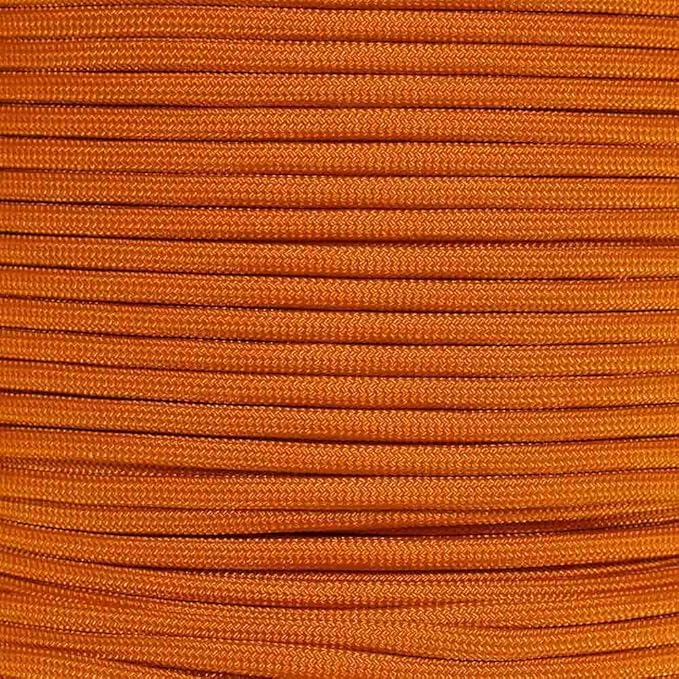 Paracord Planet Yellow 550 Paracord – 7 Strand Type III Paracord for Camping, Crafting, Utility and More! – Goldenrod (100 ft)