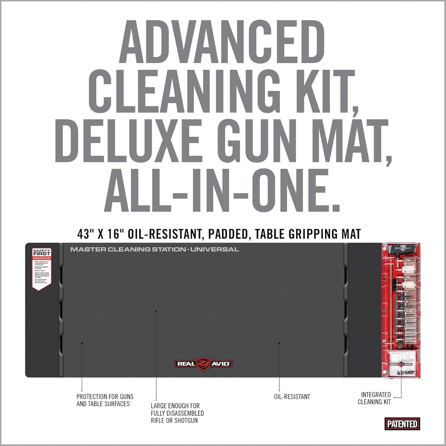 Real Avid Master Cleaning Station - Universal Gun Cleaning Kit, Choose Between Handgun or Universal Gun Cleaning Station