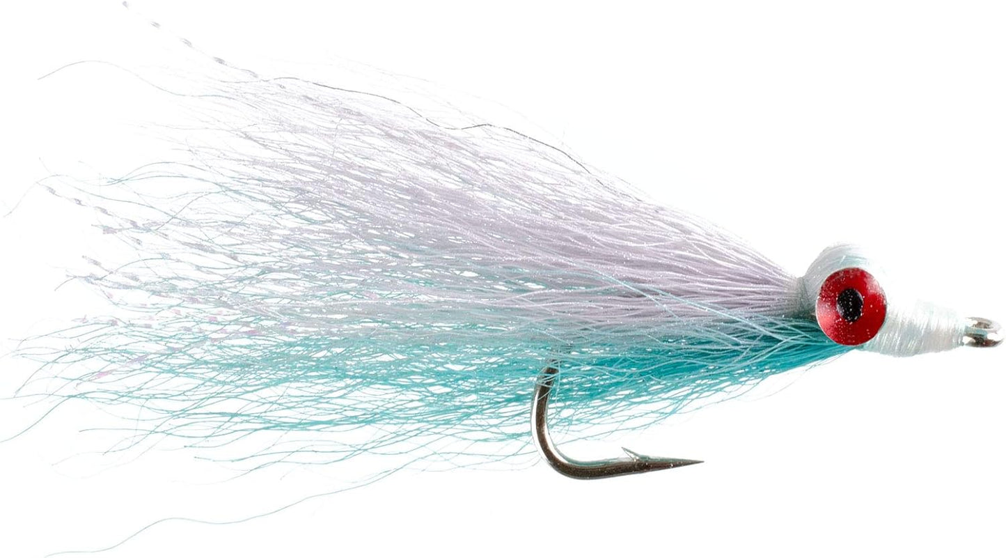 The Fly Fishing Place Clousers Minnow Fly Fishing Flies Assortment - Collection of 9 Saltwater and Bass Flies - Hook Size 1/0