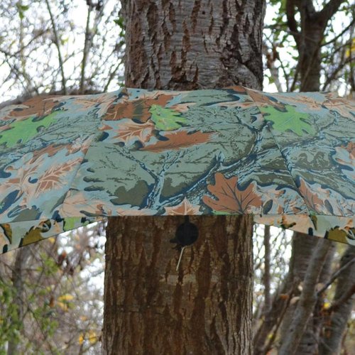 HME Full-Protective Weather-Resistant Portable Lightweight Versatile Durable Hub-Style Design Hunting Tree Stand Umbrella - 53" Width