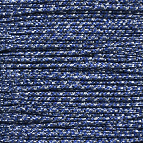PARACORD PLANET | 275 LB Paracord Breaking Strength Tactical 5-Strand 3/32” (2.38) Thickness Parachute Cord Rope | 100 FT Hanks - Black