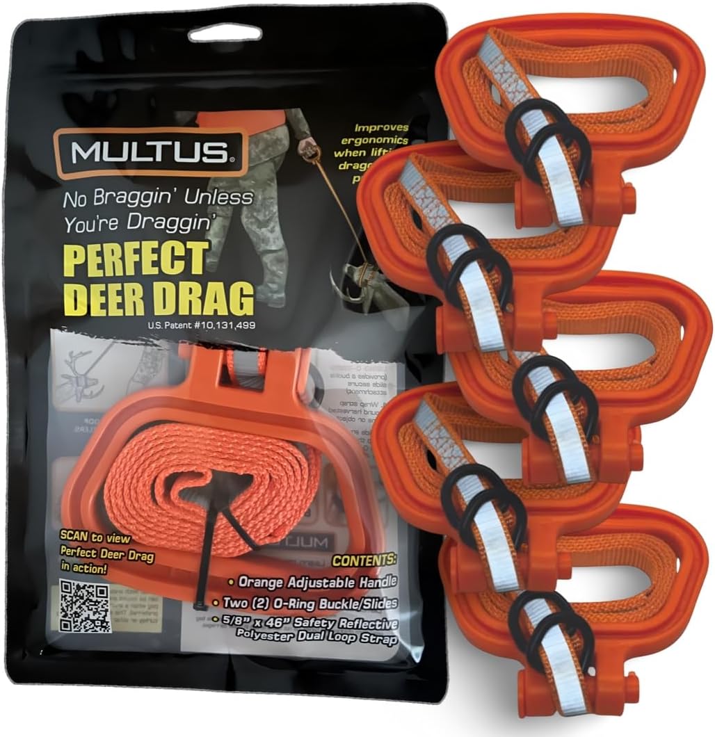 MULTUS Perfect Deer Drag Rope - Unique Hunting Gifts for Men - Essential Hunting Gear and Accessories - Deer Pull Strap
