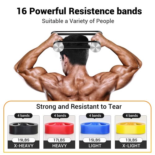 OLOSUN Rip Stick Efficient Quick Strength Training, Upper Body, Shoulder, Joint Ripstick Exercise Equipment, Portable High Gloss Aluminum aAlloy Rip Stick Workout, Stable Adjustable Resistance Band