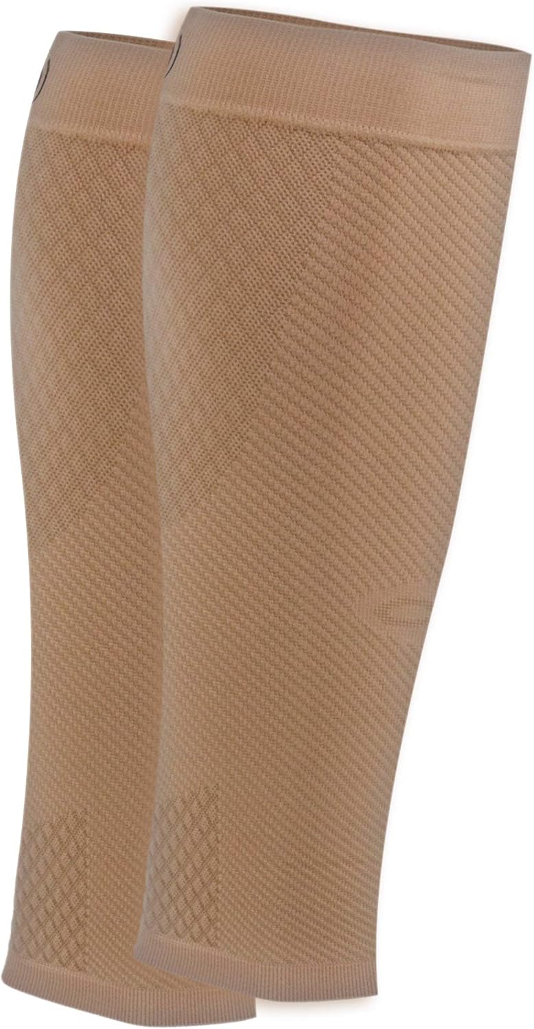 OS1st Calf Compression Sleeves for Men & Women relieves shin splints, leg fatigue and reduces recovery time