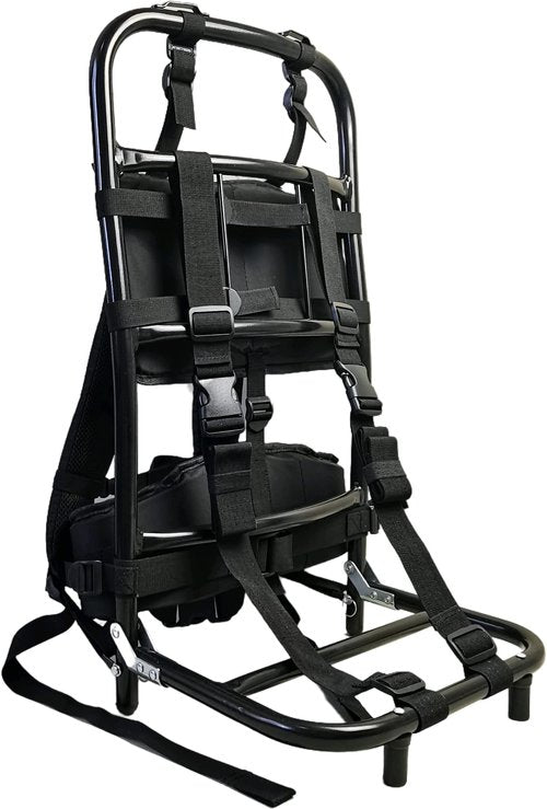 ZRSCHYG Hiking/Hunting Backpack Frame, Aluminum External Frame Backpack, Lightweight & Foldable 28.7 x 14.6 x 9.8 inches (black)