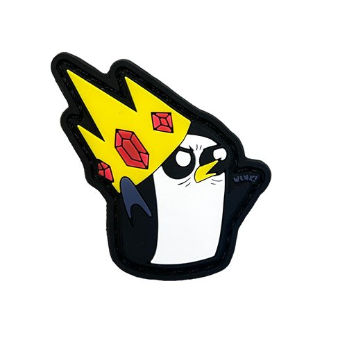 Penguin King - PVC Morale Patch | Hook & Loop Backing
