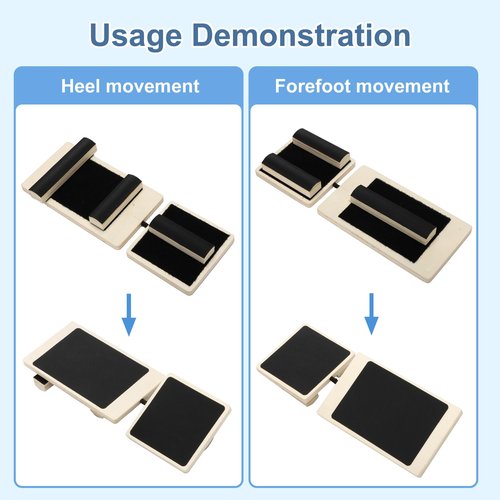 DiDiBirDi 2 PCS Ankle Balance Board Set，Ankle Foot Strengthener Exerciser - Rotatable Stability Trainer with Textured Surface for Exercise & Coordination