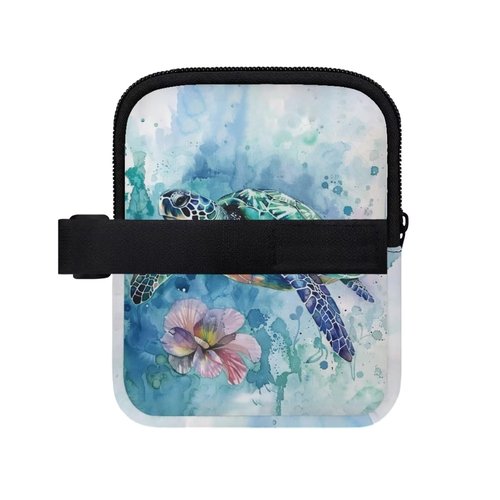 BYCHECAR Turtle Water Bottle Pouch Camo Stanley Cup Pouches for 40oz & Tumbler IceFlow Storage Pocket Stanley Phone Holder Tumbler Accessories for Women Girls