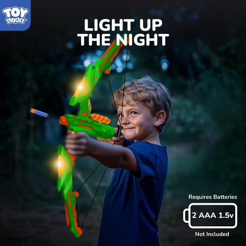 TOY Life Bow Arrow, Bow and Arrow Kids 8-12, Kids Bow and Arrow Set, Kids Archery Set, Toy Bow and Arrow Set, Bow and Arrow for Kids 4-6, Bow and Arrow Set, Bow and Arrow Toy