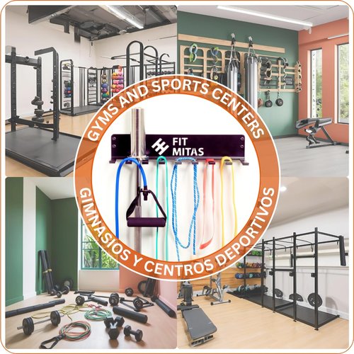 Small Gym Organizer Wall & Barbell Wall Mount Vertical. Cool Home Gym Accessories for Men, Wall Mounted Dumbbell Rack & Barbell Hanger. Gym Storage & Gym Organization for Home Gym Organizer Wall.