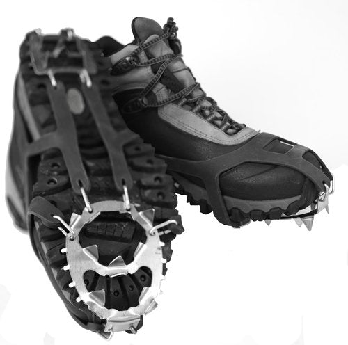 Harrier Hardware Crampons with Metal Spikes, Men's Sizes 10-13, 1/4-inch Spikes