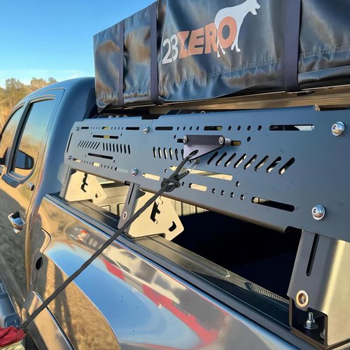 RIMLUFE Roof Luggage Rack Hammock Board Bracket, Outdoor Camping Configuration, Off-Road Vehicle Hammock Accessories and Tools, Black, C-DC-01