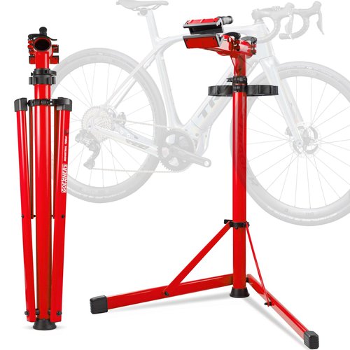 Keoslpy Upgraded Bike Repair Stand Max 176 lbs, Heavy Duty Bicycle Repair Stand, Portable Aluminum Bicycle Stand Manintenance Workstand for Any Bike, Heavy E-Bike, Mountain Bike and Road Bike