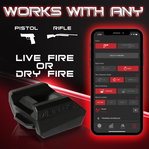 Mantis X3 Dry Fire Training System + Universal MagRail Magazine Floor Plate Adapter