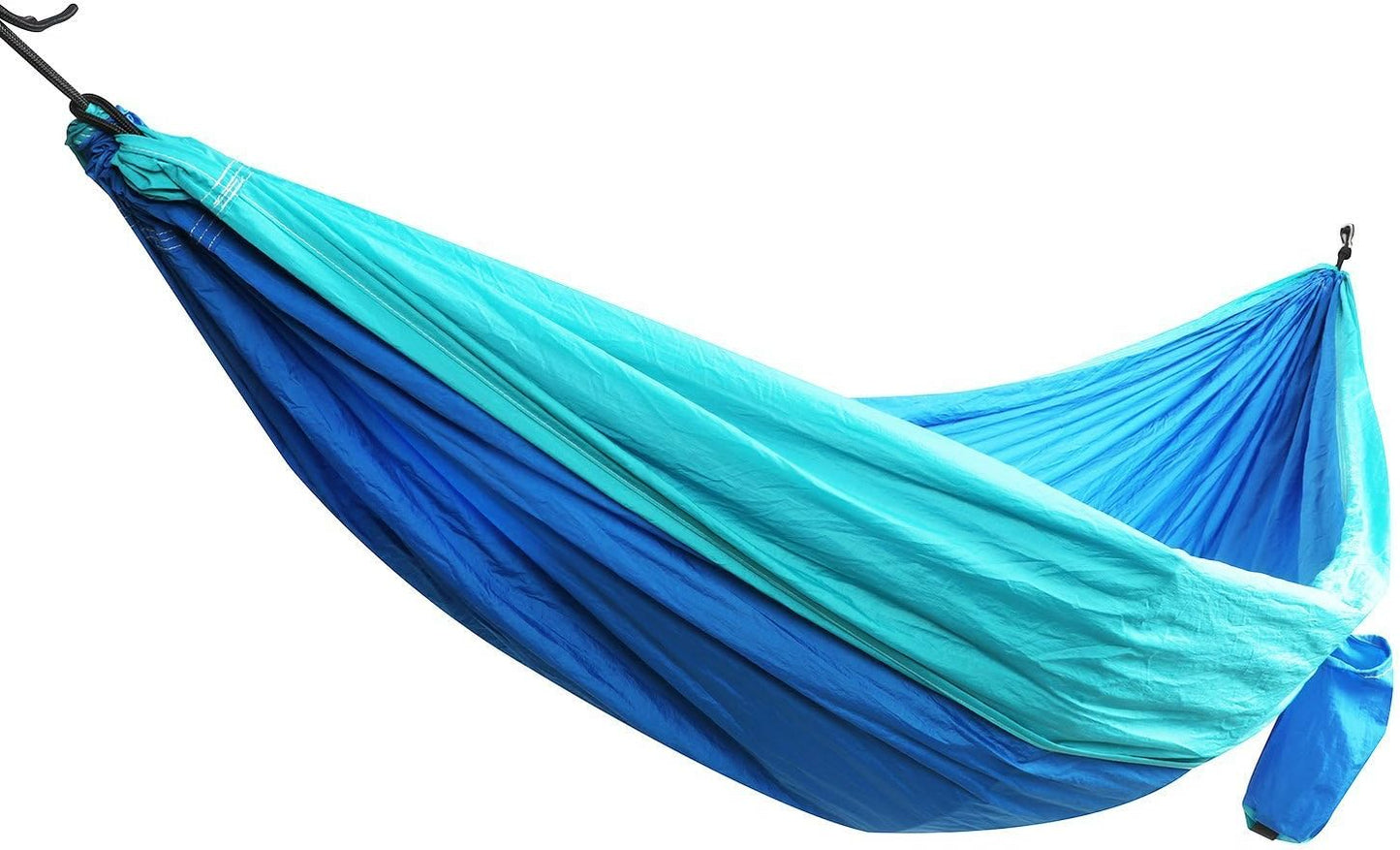 PORTAL Double Camping Hammock Lightweight Portable Nylon Hammock with Straps and Carabiners