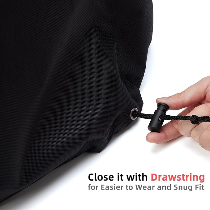Waterproof Cover for Ninja Woodfire Pro Premium XL Outdoor Grill, Outdoor Grill Accessories for Ninja Wood Fire Smoker Air Fryer OG900/800 Series, Windproof with Drawstring Closure (Cover Only)