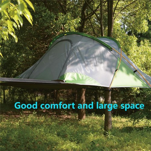 Camping Hammock,Large Hammocks-Portable Camping Hommock for Family Tree Tent,for Outside, Hiking, and Travel (Green)