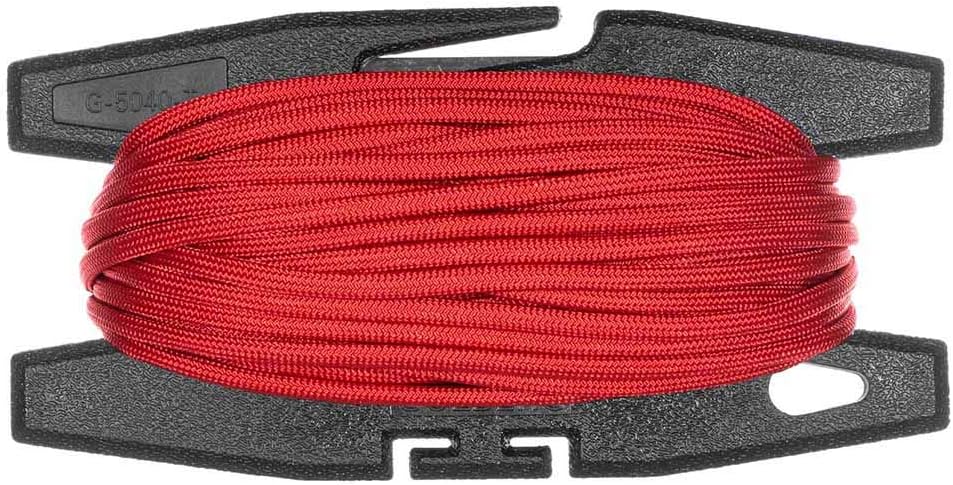 Paracord Spool Tool with 100 Feet of 550 7-Strand Parachute Cord