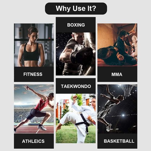 Boxing Training Resistance Band Set Leg Strength and Agility Training Strap System for Boxing,MMA,Muay Thai,Karate Combat, Basketball,Football Build Speed and Strength for Hitting
