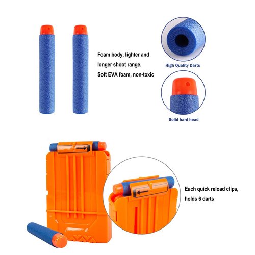 LUUFAN Tactical Vest Kit for NERF Guns with Reload Clips, Refill Darts, Wrist Band, Tactical Mask Protective Glasses for Boys Girls Kids Birthday Thanksgiving