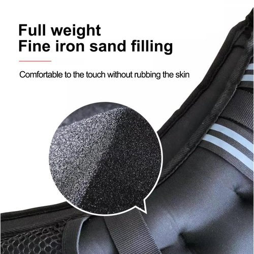 Sport Weighted Vest 6 pounds Cardio Strength Training Workout Equipment Body Weight Vest for Running Walking Men Women Youth (6, Pounds)