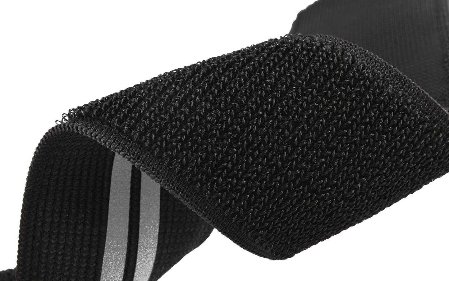 ROCKBROS Bike Pants Strap Bicycle Cycling Pants Cuff Band Reflective Wrist Ankle Bands for Outdoor Sports(2 PCS) Black Silver