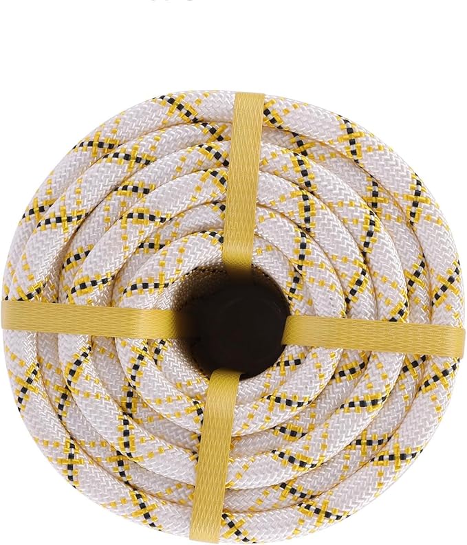 Arborist Rope Climbing Rope 48 Strands Polyester Rope(1/2in x 150ft) for Climbing Tree Swing Pulling Sailing