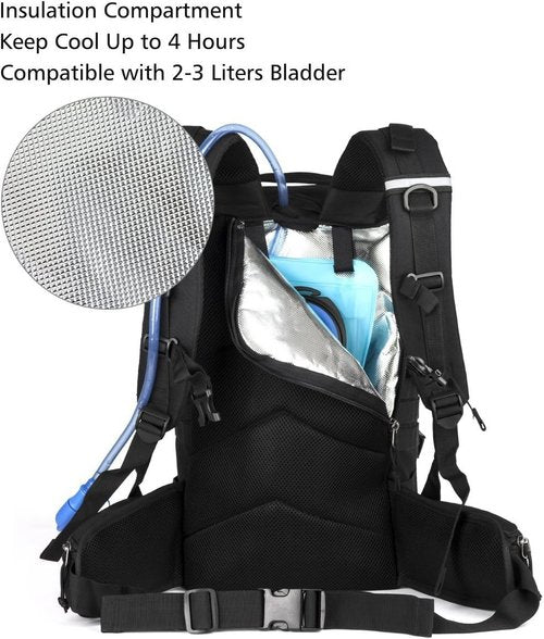 Gelindo Men's Military Tactical, Black, 35L
