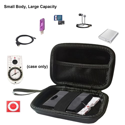 QFDSHOPCO Compass Case Hard Travel Protective Storage Bag Compatible with SUUNTO MC-2 MC-3 A-10 A-30 Camping Navigator Compass (Case Only)