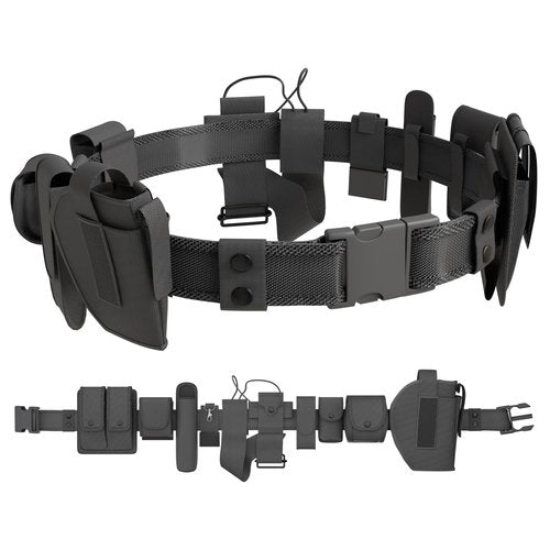 NATIKON Law Enforcement Utility Belt- Ultimate Security Gear for Security Professionals | Police Belts with 10 Essential Holsters