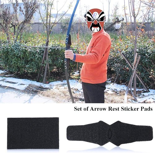 Drop Away Rest,Arrow Rest Anti Slip Sticker Set,2 Set/4Pcs Archery Rest Compound Accessory for HDX Drop Away Rest Rest Felt Integrate Felt