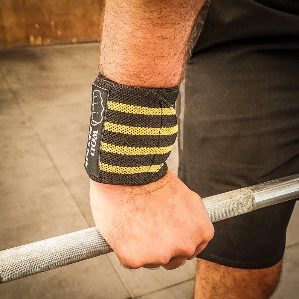WOD Nation Wrist Wraps for Weightlifting & Strength Training – Professional Gym Straps w/Thumb Loop for Men & Women