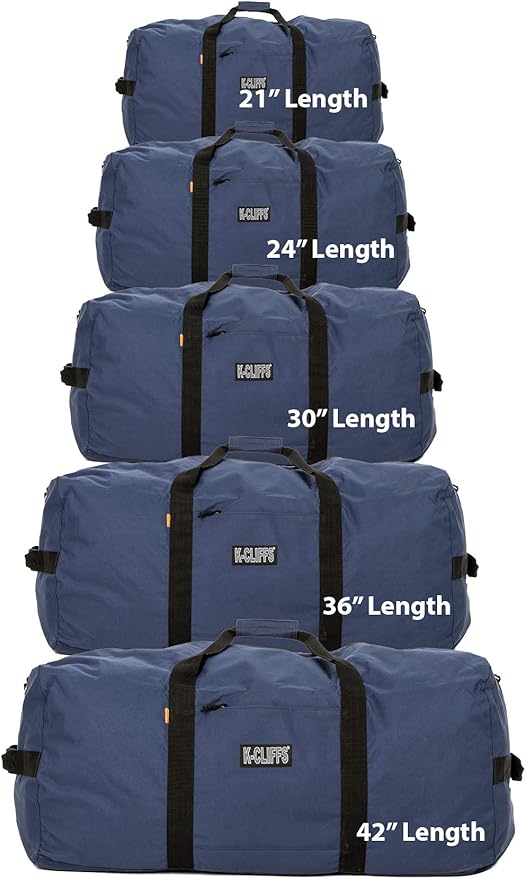 Heavy Duty Cargo Duffel Large Sport Gear Drum Set Equipment Hardware Travel Bag Rooftop Rack Bag (36" x 17" x 17", Navy)