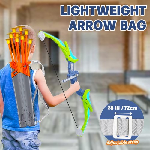 2 Pack Bow and Arrow Set for Kid, LED Light Up Archery Toy with 20 Suction Cup Arrows & 2 Quiver, 2 Score Target, Indoor Outdoor Activity for 6 7 8 9 10 11 12 Year Old Boy Girl Gifts