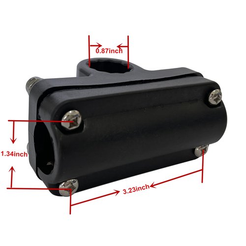 HiUmi Adjustable Rotatable Plastic Fishing Rod 3 Mount Rack Holder Bracket Boat Canoeing Rowing Mount Kit Kayak Side Rod Holder (RH50-4Pack)