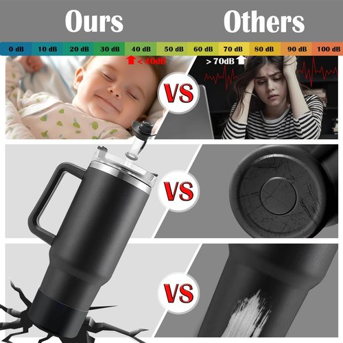 3Pcs Cute Straw Topper for Stanley Cup Straw Cover Cap, 2pcs Silicone Boot for Stanley 30/40oz Tumbler,Plus Cleaning Brush,6Pcs Cup Accessories for Men & Women
