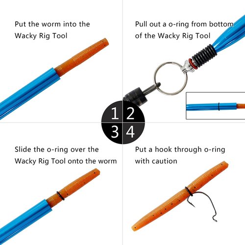 Reaction Tackle Wacky Rigging Bass Fishing – Wacky & Neko Style O-Rings-300 Black New