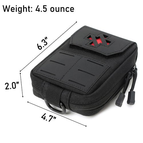 Tactical Molle EMT Pouch New-Version Laser-Cut Mini First Aid Pouch Utility Ifak Pouch
