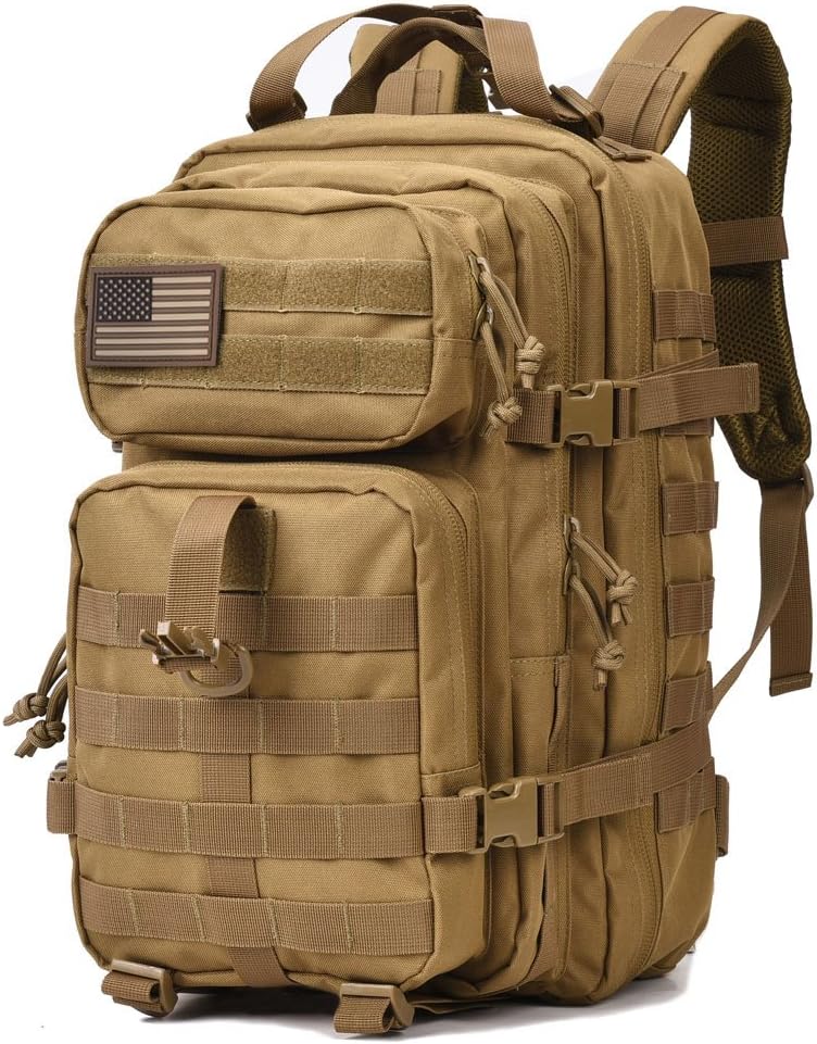 REEBOW GEAR Military Tactical Backpack 3 Day Assault Pack Army Molle Bag Backpacks Rucksack 35L