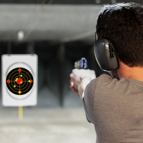 LikeLety 10 Pack 12x12 Inch Splatter Adhesive Targets Stickers for Outdoor Indoor Shooting Practice