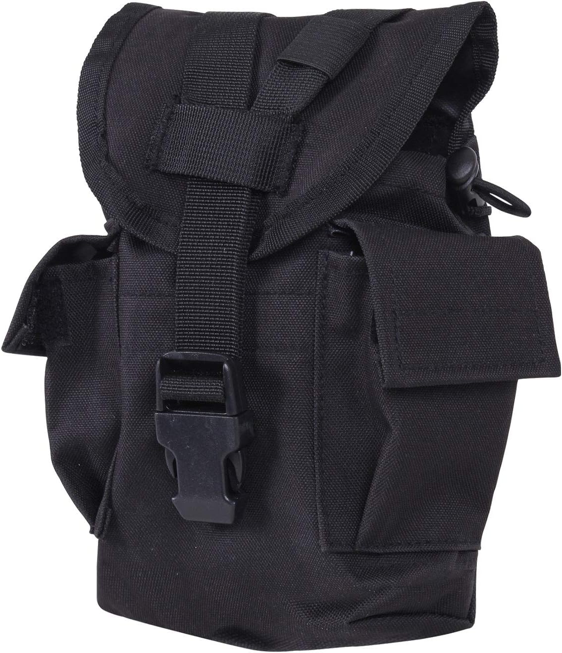 MOLLE II Canteen & Utility Pouch - Black Tactical Gear for Outdoor Adventures