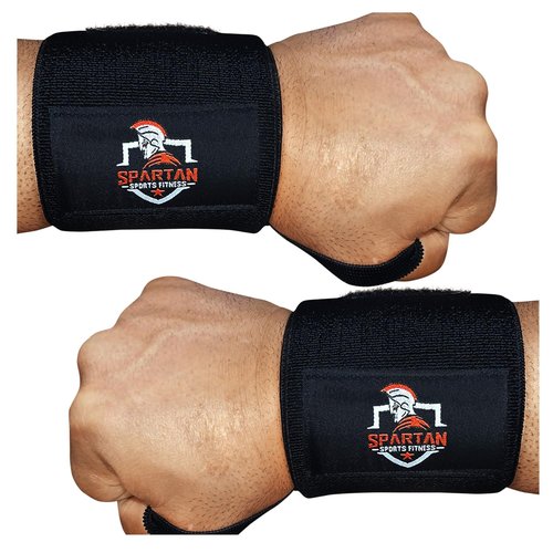 Spartan Sports Fitness Weightlifting Wrist Wraps 18" Professional Quality Wrist Support with Heavy Duty Thumb Loop - Best for Powerlifting Competition, Strength Training, Bodybuilding.