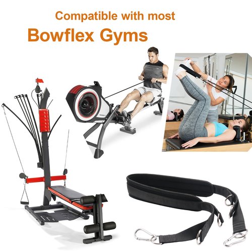 Home Gyms Leg Press Belt Rowing Strap for Bowflex pr1000 and Most Home Gyms belt Attachment Replacement