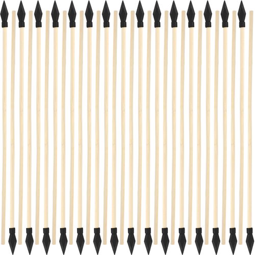 30 Pack Wooden Arrows with Soft Rubber Tips 17 Inch Wooden Toy Arrow Soft Rubber Tip Archery Bows for Beginners Archery Bows Outdoor Play