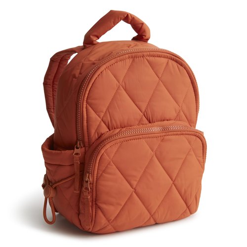 Vera Bradley Women's Small Banbury Backpack-Featherweight, Potter's Clay, One Size